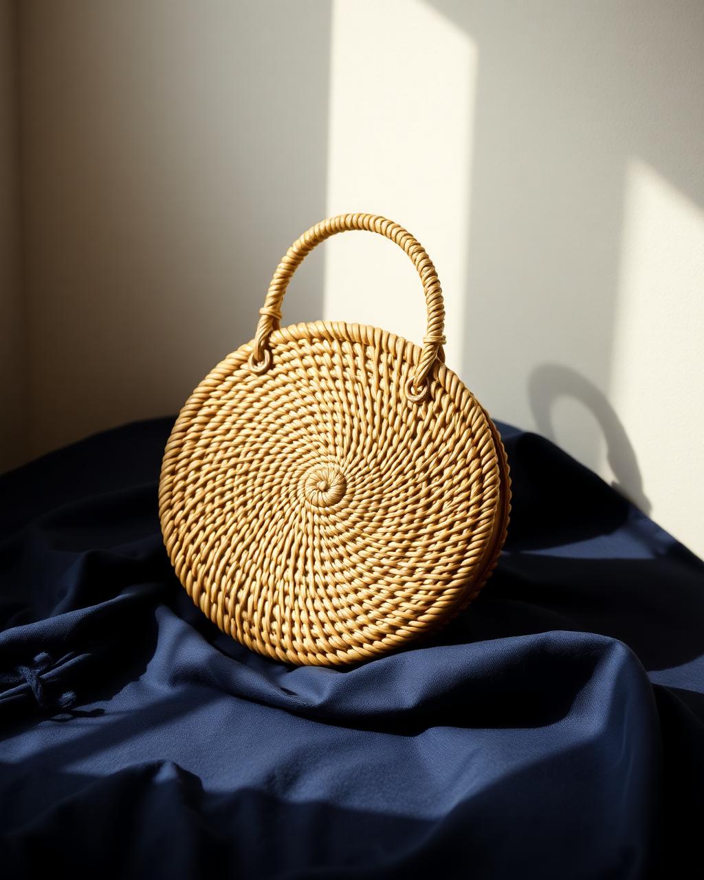 Colmena Woven Circle Bag